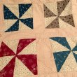 画像5: Triangle flower vintage patchwork quiltcover