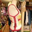 画像2: Vintage Granny flower motif knit vest