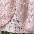 画像3: Baby pink crochet cardigan