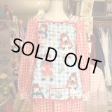 画像: Vintage Girl&Boy gingham check apron