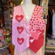 画像1: Vintage country heart cotton vest