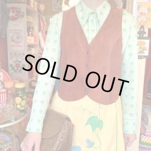 画像: Vintage suede vest