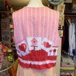 画像4: Vintage country heart cotton vest