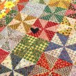 画像5: Vintage patchwork pattern cut cloth  A