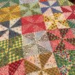 画像4: Vintage patchwork pattern cut cloth  A
