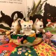 画像1: Three little kittens pottery ornament