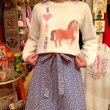 画像1: Stain print vintage sweat