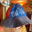 画像1: 70'S USA DEADSTOCK Bandana・Denim Hat