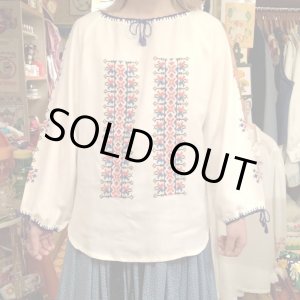 画像: Flower embroidery Top