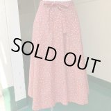 画像: Flower pattern ribbonbelt skirt