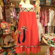 画像1: 70'S  Mushroom patch camisole dress