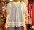 画像6: Vintage light blue lingerie top