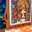 画像2: Flower girl iron trivet