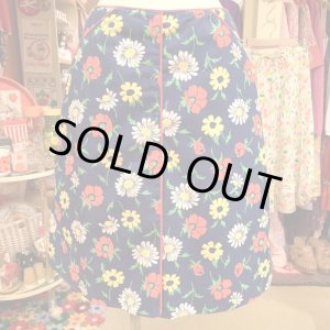 画像: 70'S Flower pattern skirt