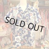 画像: Flower pattern poly shirt