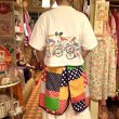 画像11: 70'S Polka dots patchwork reversible apron skirt