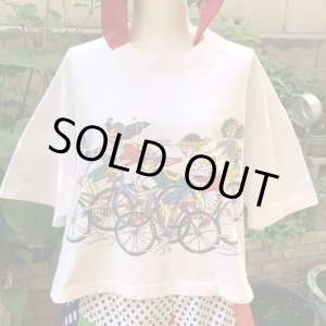 画像: 90'S bicycle race double sided printed tee