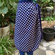 画像3: 70'S Polka dots patchwork reversible apron skirt