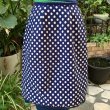 画像2: 70'S Polka dots patchwork reversible apron skirt