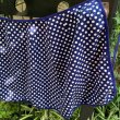 画像6: 70'S Polka dots patchwork reversible apron skirt