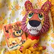 画像1: 70'S Flower Lion stuffed toy