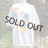 画像: Vintage Heatballoon drawing duck printed short sleeve sweat