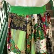 画像4: (SALE) Vintage Light green line patchwork wrap skirt