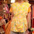 画像8: 70'S Strawberry&Flower pattern apron top