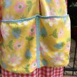 画像2: 70'S Strawberry&Flower pattern apron top