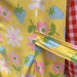 画像5: 70'S Strawberry&Flower pattern apron top