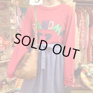 画像: Vintage GRANDMA Patchwork sweat