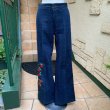 画像1: Vintage Apple tree embroidery denim pants