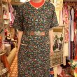 画像6: Vintage flower pattern front open dress