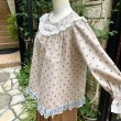 画像2: Vintage flowerlace pullover top