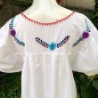 画像4: Vintage Wh mexican embroidery dress