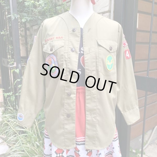 画像1: Vintage Boy scouts shirt