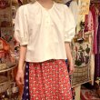 画像5: Vintage white cotton balloon sleeve blouse