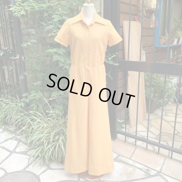 画像1: Vintage Ye Flare jumpsuit