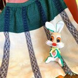 画像: Made in Finland Vintage Flower embroidery apron
