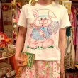 画像4: Easter rabbit paint printed tee