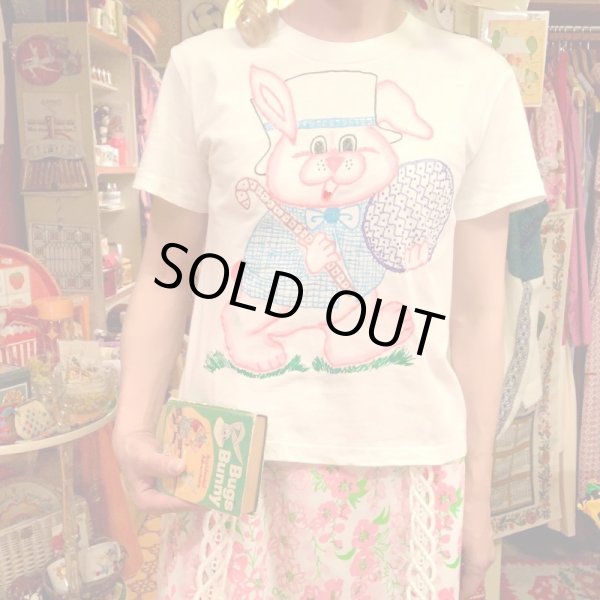 画像4: Easter rabbit paint printed tee