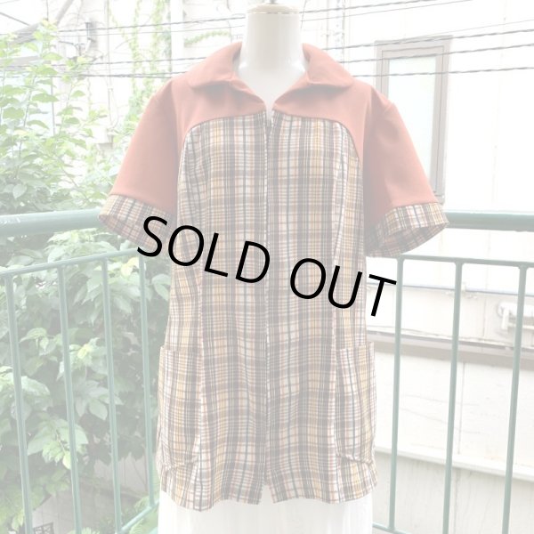 画像2: Vintage Plaid switch top