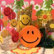 画像1: Vintage RD/YE Smile glass