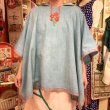 画像9: Vintage Flower embroidery hooded poncho