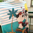 画像2: Vintage hawaiian panda double sided printed tee