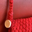 画像3: Vintage  button decoration RD crochet pochette