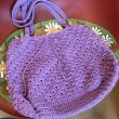 画像4: Vintage lavender crochet bag