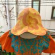 画像1: Handmade OR/YE Flower&Denim reversible tulip hat