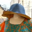 画像2: Handmade OR/YE Flower&Denim reversible tulip hat