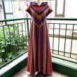 画像1: Vintage multicolor cotton dress